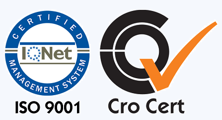 ISO i CroCert logo